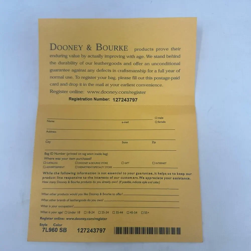 Dooney & Bourke Azure Pebble Leather Hobo w/Cotton Lining  (selling as is) - Picture 7 of 16